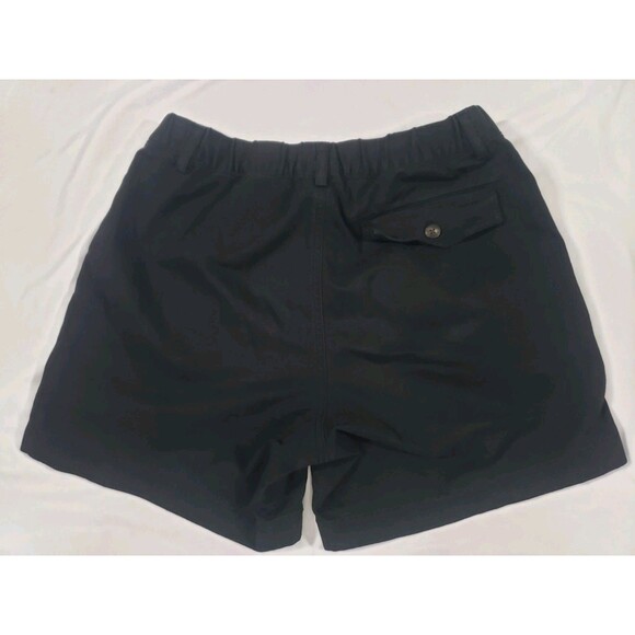 Bear Bottom Black Shorts Mens Medium 5.5" Cotton Elastic Waist - Picture 5 of 9